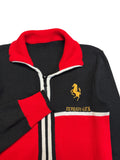 Rare! 70s Ferrari GTR Pullover Riri Zip Schwarz Rot S-M