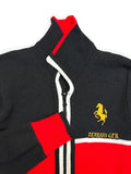 Rare! 70s Ferrari GTR Pullover Riri Zip Schwarz Rot S-M