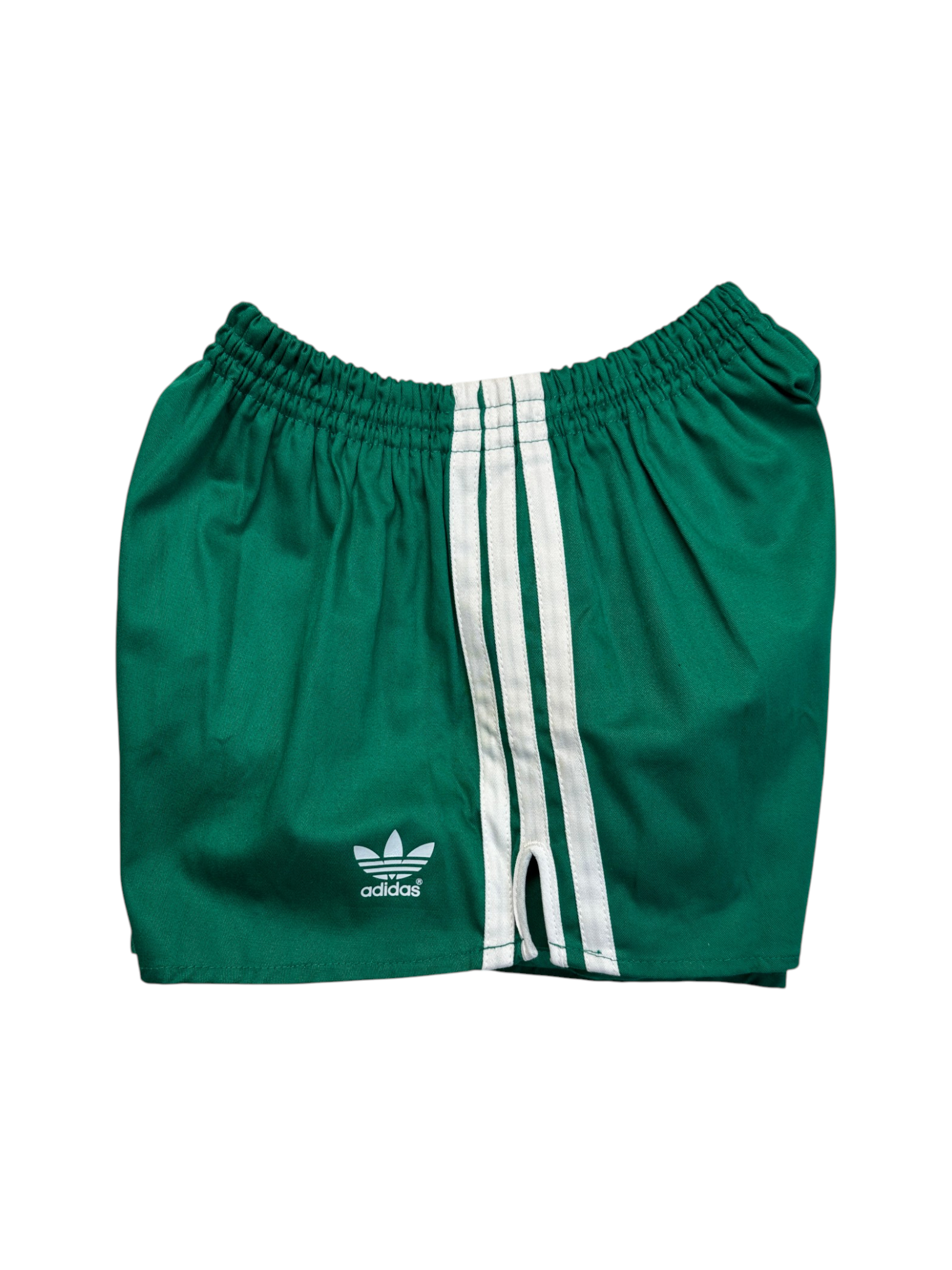 70s/80s Adidas Shorts Sprinter Baumwolle Grün - RareRags