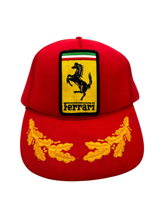 80s Ferrari Foam Cap Rot One Size
