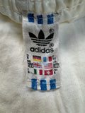 80s Adidas Shorts Nylon Glanz Sprinter Made In West Germany Weiß