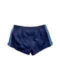 80s Adidas Shorts Nylon Glanz Sprinter Dunkelblau