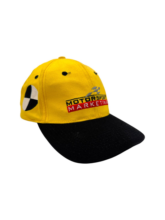 90s Motorsport Marketing Racing Cap Armin Pörnbacher Gelb One Size