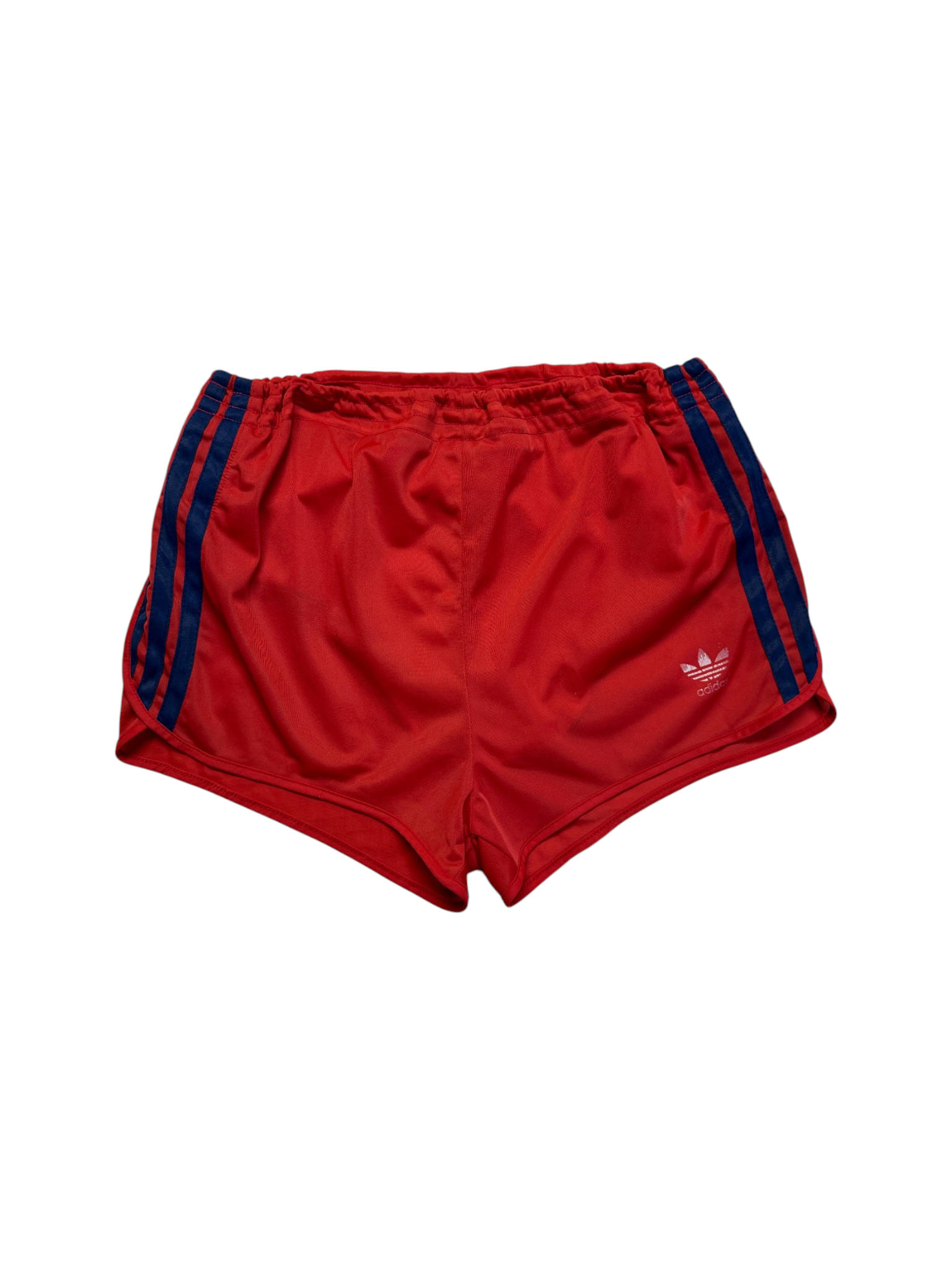 70s/80s Adidas Shorts Nylon Glanz Sprinter Rot - RareRags