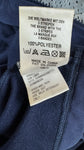 Vintage Adidas Sportjacke 90s Mesh-Overlay Basketball Oversized Hip Hop Navy Weiß (D5) M