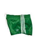 80s Adidas Shorts Nylon Glanz Sprinter Grün