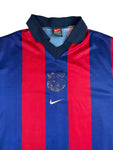 Vintage Nike Trikot Barcelona 2001/02 Gestreift Blau Rot S