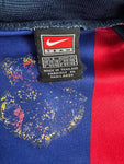 Vintage Nike Trikot Barcelona 2001/02 Gestreift Blau Rot S