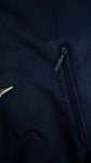 Vintage Adidas Sportjacke 90s Firebird Dunkelblau Orange D3 S
