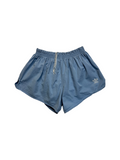 80s Adidas Shorts Sprinter Baumwolle Made In West Germany Blaugrau