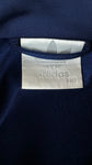 Vintage Adidas Sportjacke 90s Firebird Dunkelblau Orange D3 S