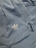 80s Adidas Shorts Sprinter Baumwolle Made In West Germany Blaugrau