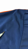 Vintage Adidas Sportjacke 90s Firebird Dunkelblau Orange D3 S