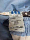 80s Adidas Shorts Sprinter Baumwolle Made In West Germany Blaugrau