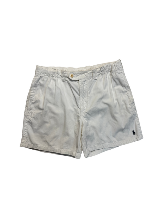 90s Polo Ralph Lauren Heavy Cotton Canvas Shorts Weiß