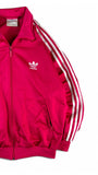 Vintage Adidas Sportjacke 90s Firebird Rosa D4 S-M