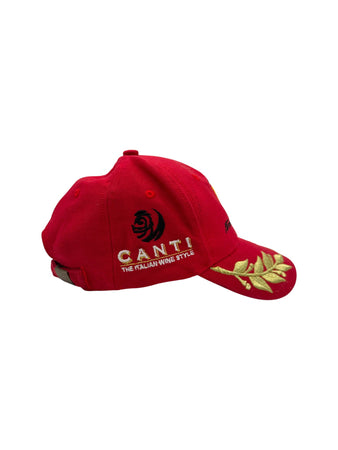90s Ferrari Cap Canti Wine Rot One Size