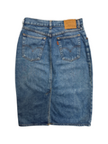 80s Levi’s Jeans Bleistiftrock Orange Tab Blau