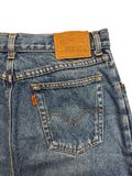 80s Levi’s Jeans Bleistiftrock Orange Tab Blau