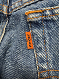 80s Levi’s Jeans Bleistiftrock Orange Tab Blau