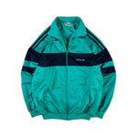 Vintage Adidas Sportjacke 90s Made In Singapore Grün/Türkis D5 M-L