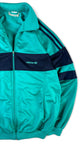 Vintage Adidas Sportjacke 90s Made In Singapore Grün/Türkis D5 M-L