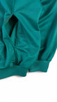 Vintage Adidas Sportjacke 90s Made In Singapore Grün/Türkis D5 M-L