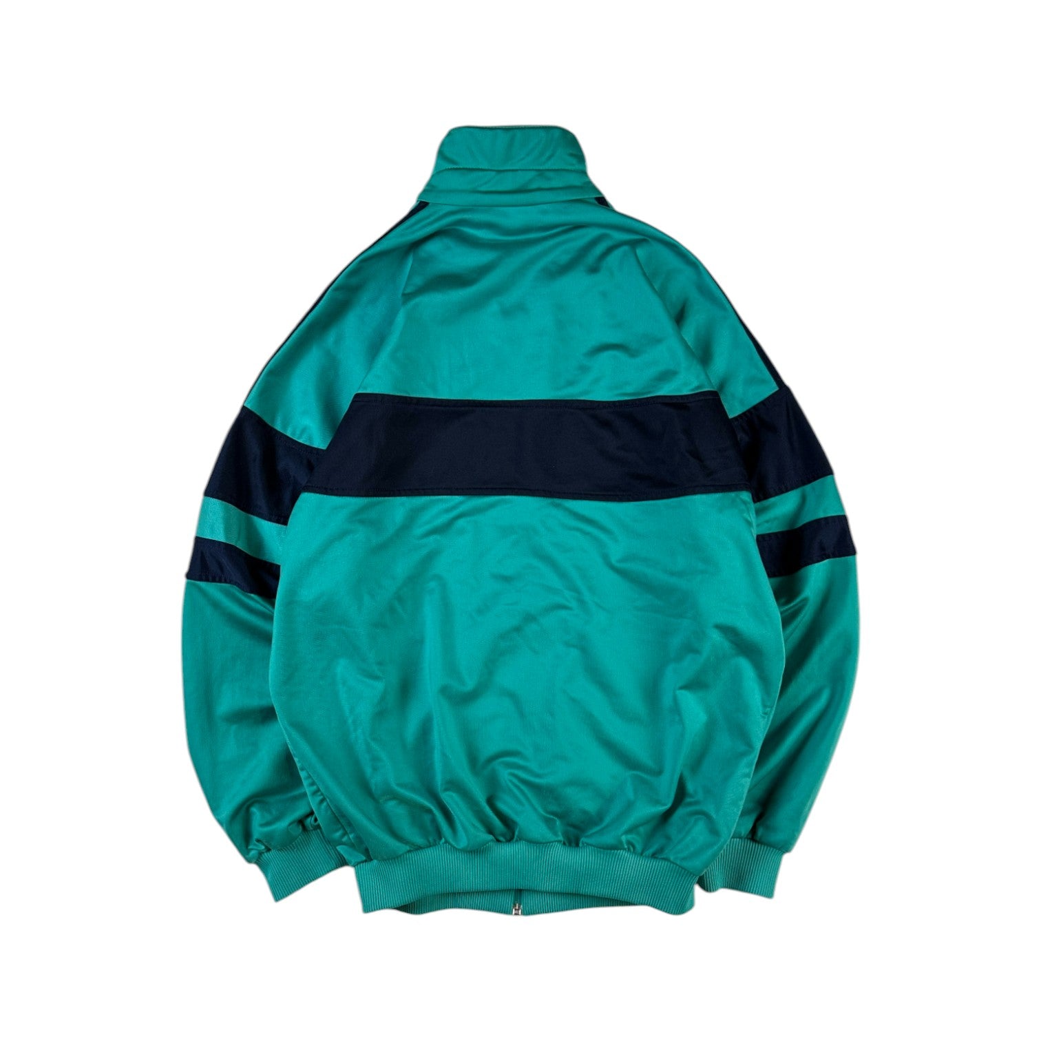 Vintage Adidas Sportjacke 90s Made In Singapore Grün/Türkis D5 M-L