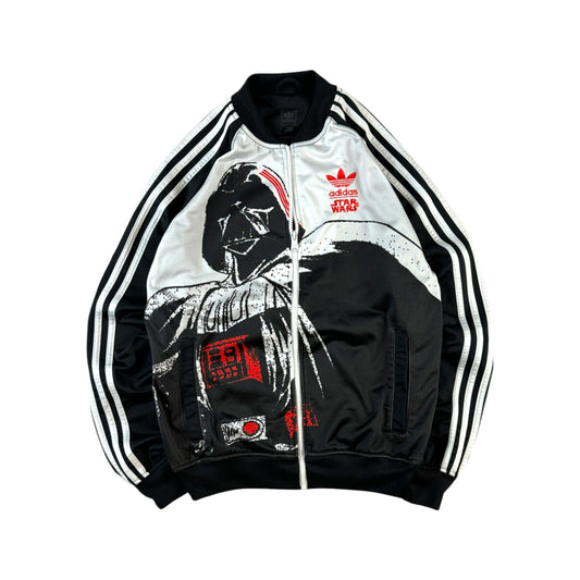 Adidas x Star Wars Sportjacke 2009 Darth Vader Originals Sonderedition Schwarz Weiß M