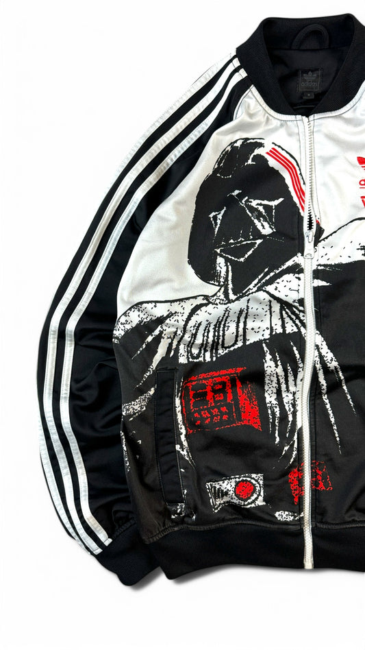 Adidas x Star Wars Sportjacke 2009 Darth Vader Originals Sonderedition Schwarz Weiß M