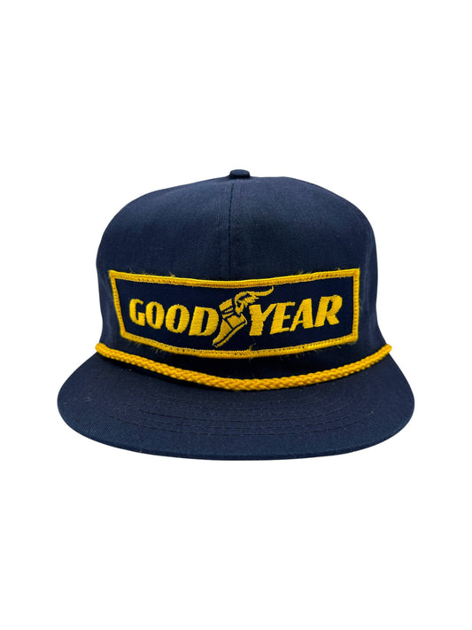 90s Racing Cap Good Year Tires Dunkelblau One Size