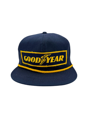 90s Racing Cap Good Year Tires Dunkelblau One Size