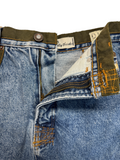 90s Diesel Mini Skirt "Second Hand" Made In Italy Blau