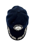 90s Mercedes Benz Cap Wolle Dunkelblau One Size