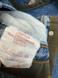 90s Diesel Mini Skirt "Second Hand" Made In Italy Blau