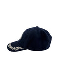 90s Mercedes Benz Cap Wolle Dunkelblau One Size