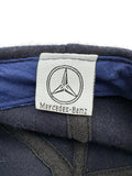90s Mercedes Benz Cap Wolle Dunkelblau One Size