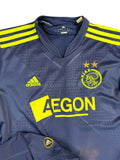 Adidas Trikot Ajax Away 2010/11 #7 Neefjes Dunkelblau Kinder 152