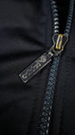 Vintage Adidas Sportjacke 90s Schwarz Blau D6 M-L