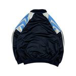Vintage Adidas Sportjacke 90s Schwarz Blau D6 M-L
