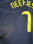 Adidas Trikot Ajax Away 2010/11 #7 Neefjes Dunkelblau Kinder 152
