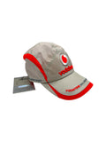 00s McLaren Team Cap Vodafone Deadstock Silber Rot One Size