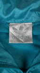 Vintage Adidas Sportjacke 90s Nylon Nationalmannschaft Kanu Rennsport Deutschland Grün/Türkis D7 L