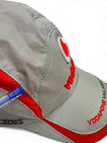 00s McLaren Team Cap Vodafone Deadstock Silber Rot One Size