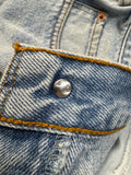 1995 Levis Denim Shorts 676 Orange Tab Hellblau