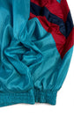 Vintage Adidas Sportjacke 90s Nylon Nationalmannschaft Kanu Rennsport Deutschland Grün/Türkis D7 L