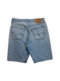 1995 Levis Denim Shorts 676 Orange Tab Hellblau