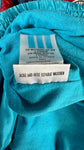 Vintage Adidas Sportjacke 90s Nylon Nationalmannschaft Kanu Rennsport Deutschland Grün/Türkis D7 L