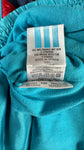Vintage Adidas Sportjacke 90s Nylon Nationalmannschaft Kanu Rennsport Deutschland Grün/Türkis D7 L
