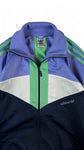Vintage Adidas Sportjacke Late 80s Schwarz Grün D4 M